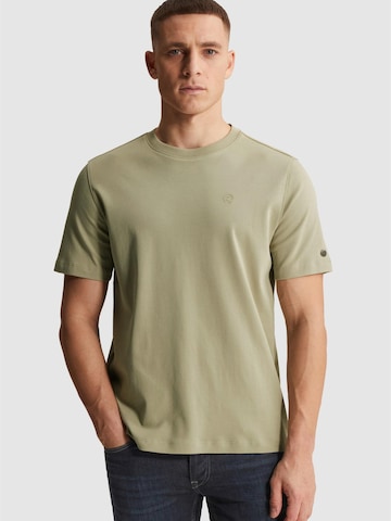 CAST IRON T-shirt 'T-shirt in interlock jersey' i grön: framsida