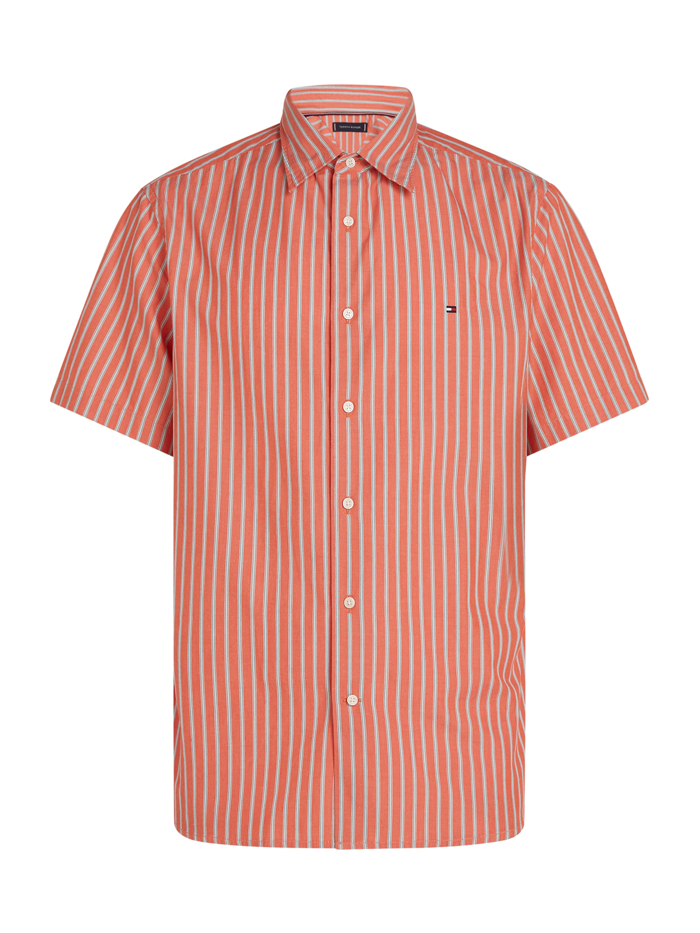 Coupe regular Chemise 'Flex' TOMMY HILFIGER en orange : devant