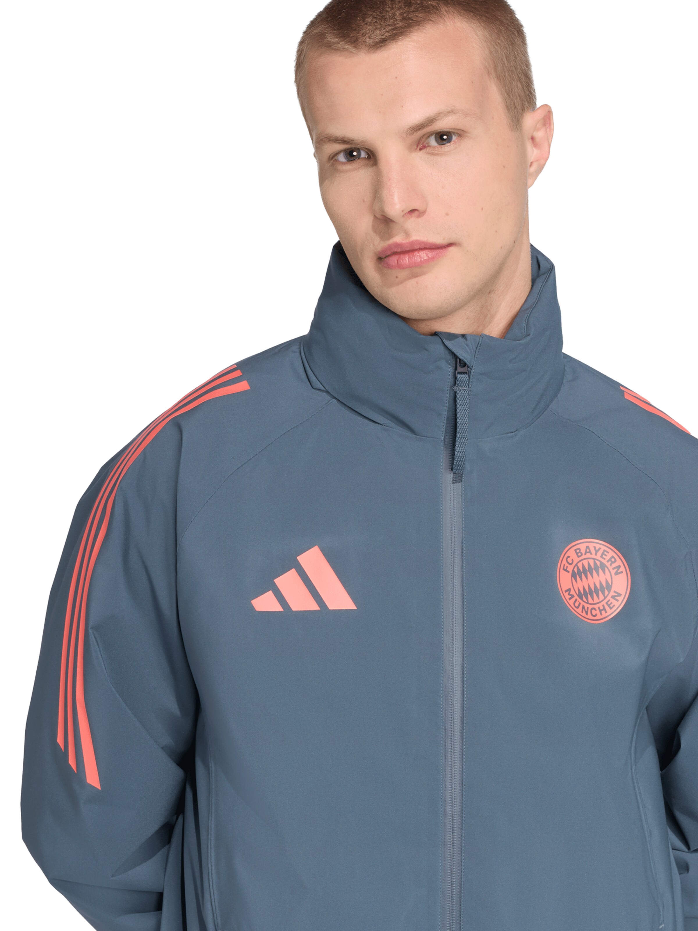 ADIDAS PERFORMANCE Athletic Jacket in Grey