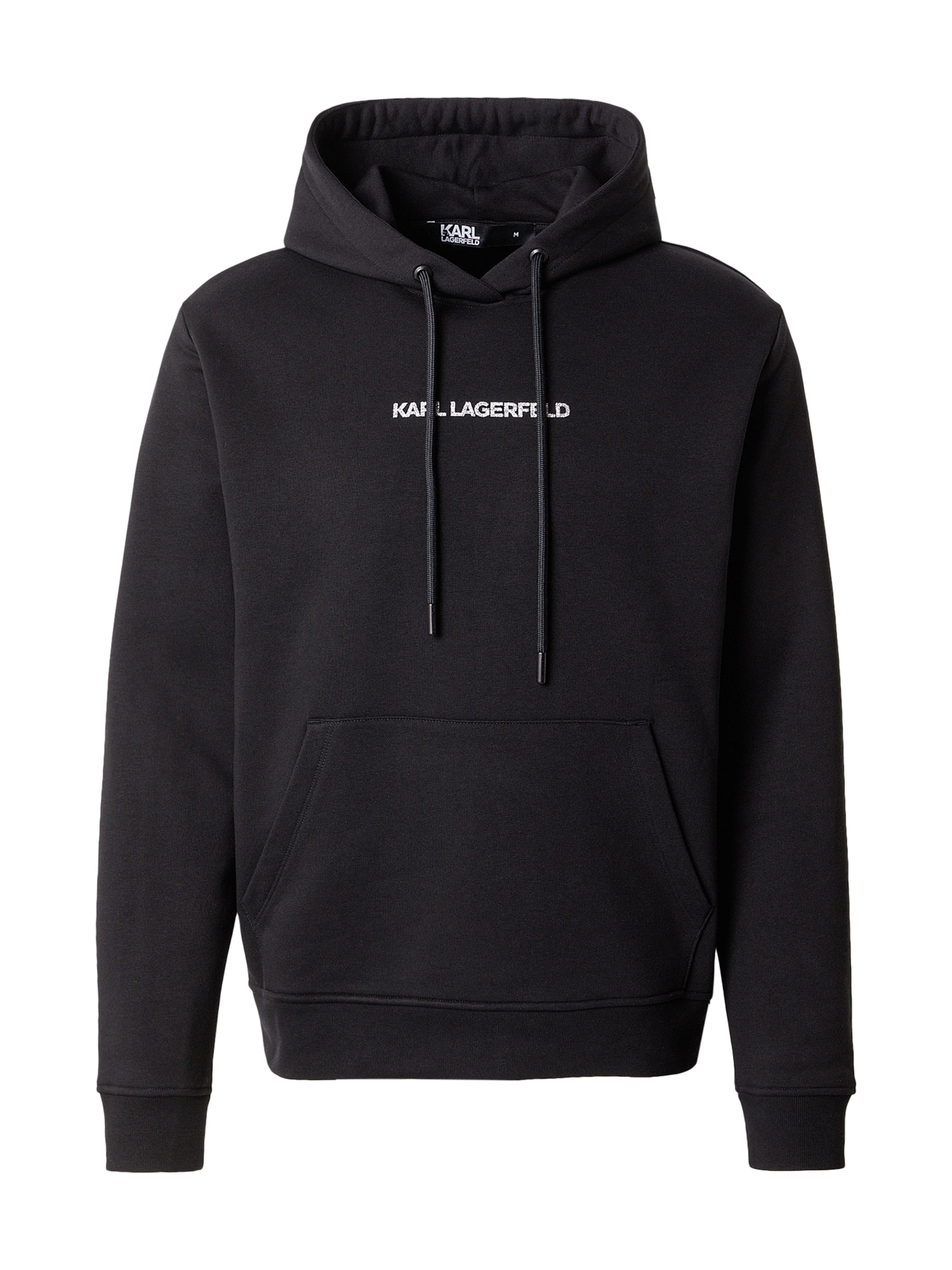 Karl Lagerfeld Sweatshirt in Zwart: voorkant