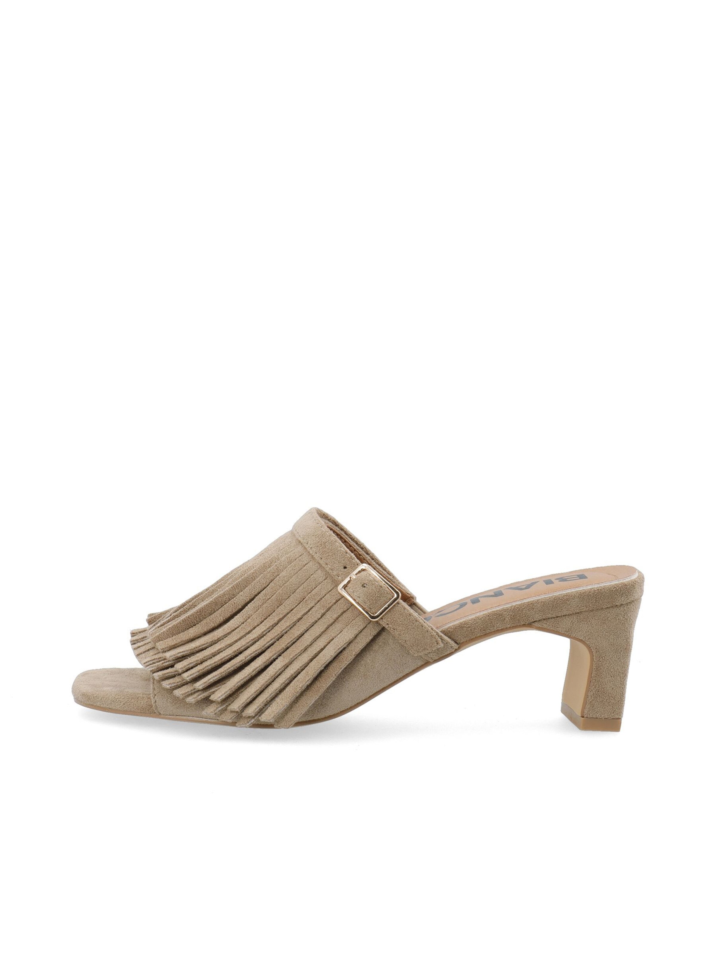 Bianco - Zapatos abiertos 'ADINA ' en beige: frente