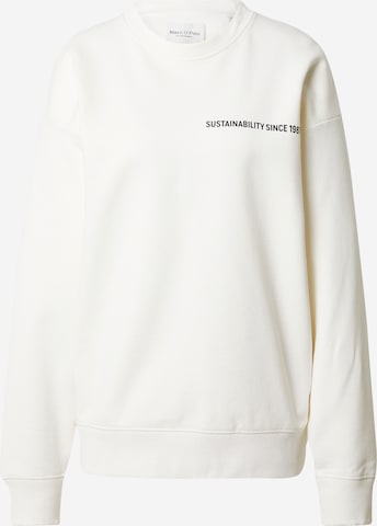 Marc O'Polo Sweatshirt in White: front