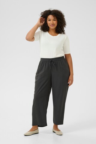 Loosefit Pantalon 'Mille' KAFFE CURVE en noir