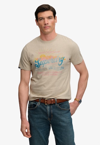 Superdry & Co Shirt in Beige: front