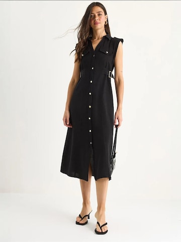 Robe-chemise Bianco Lucci en noir