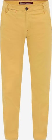 Pantalon CIPO & BAXX en jaune : devant