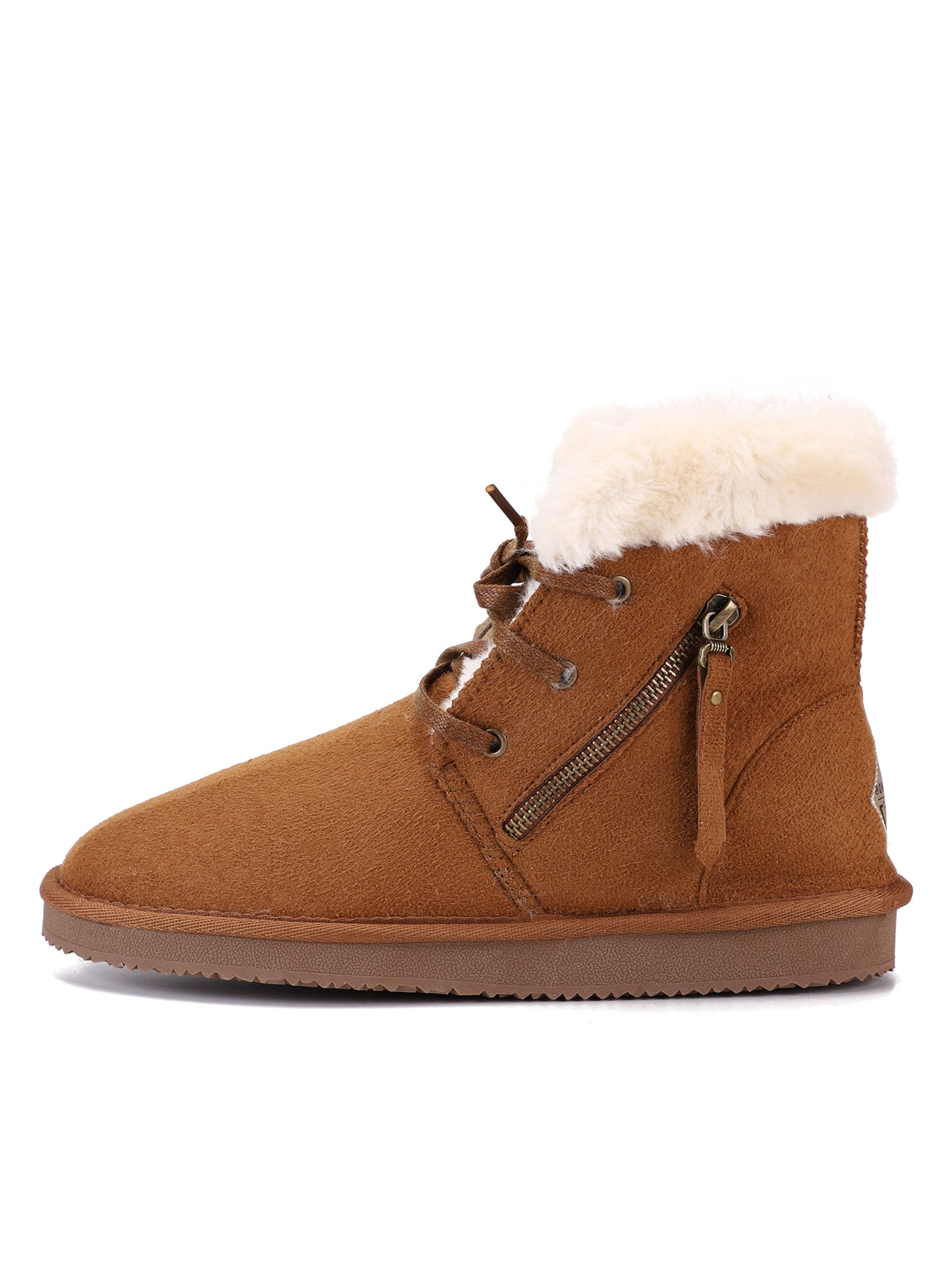 Island Boot Škornji 'CELESTE' | rjava barva