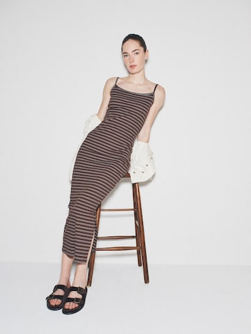 The Set Kleid in Braun