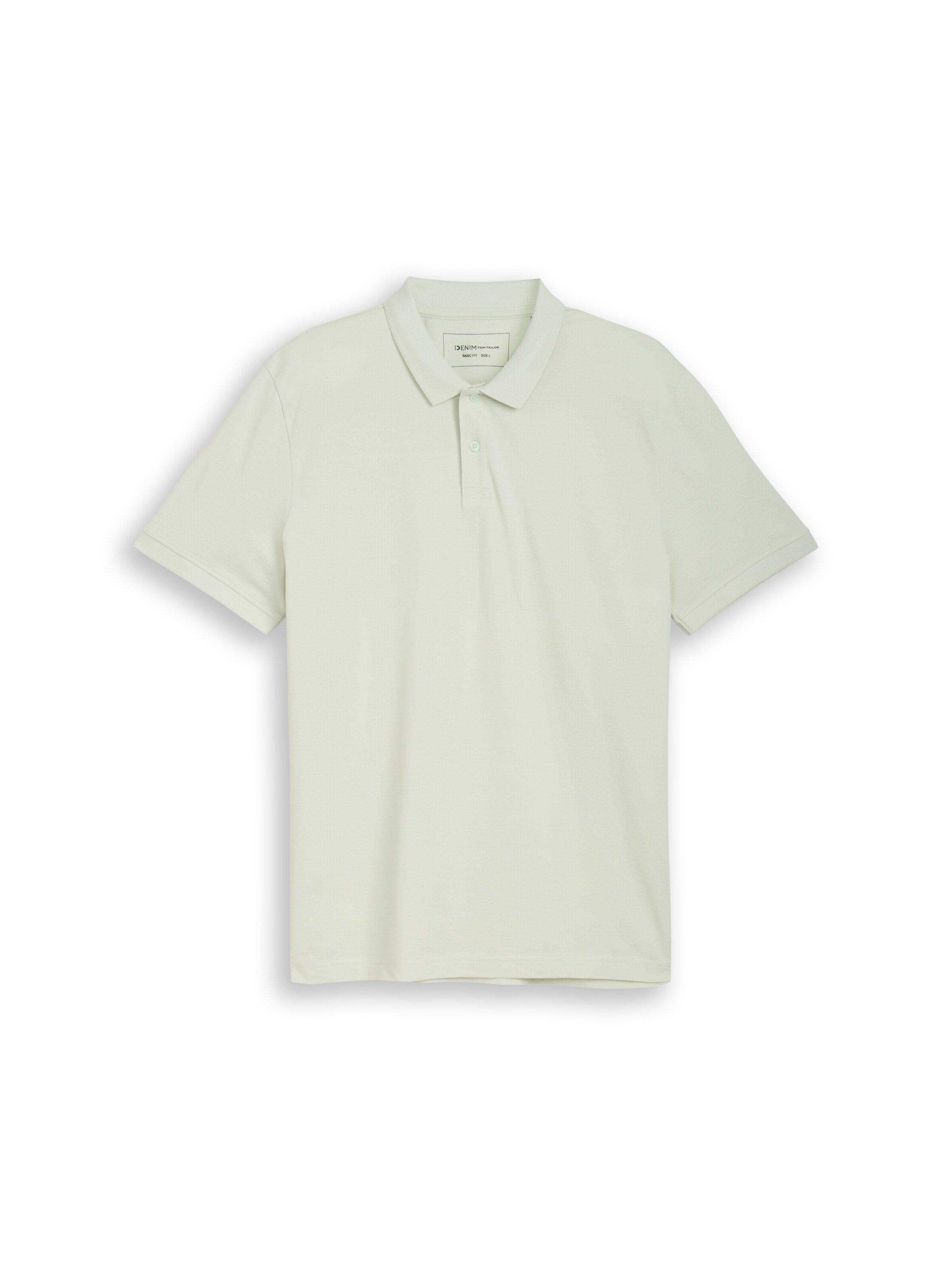 T-Shirt TOM TAILOR DENIM en vert : devant