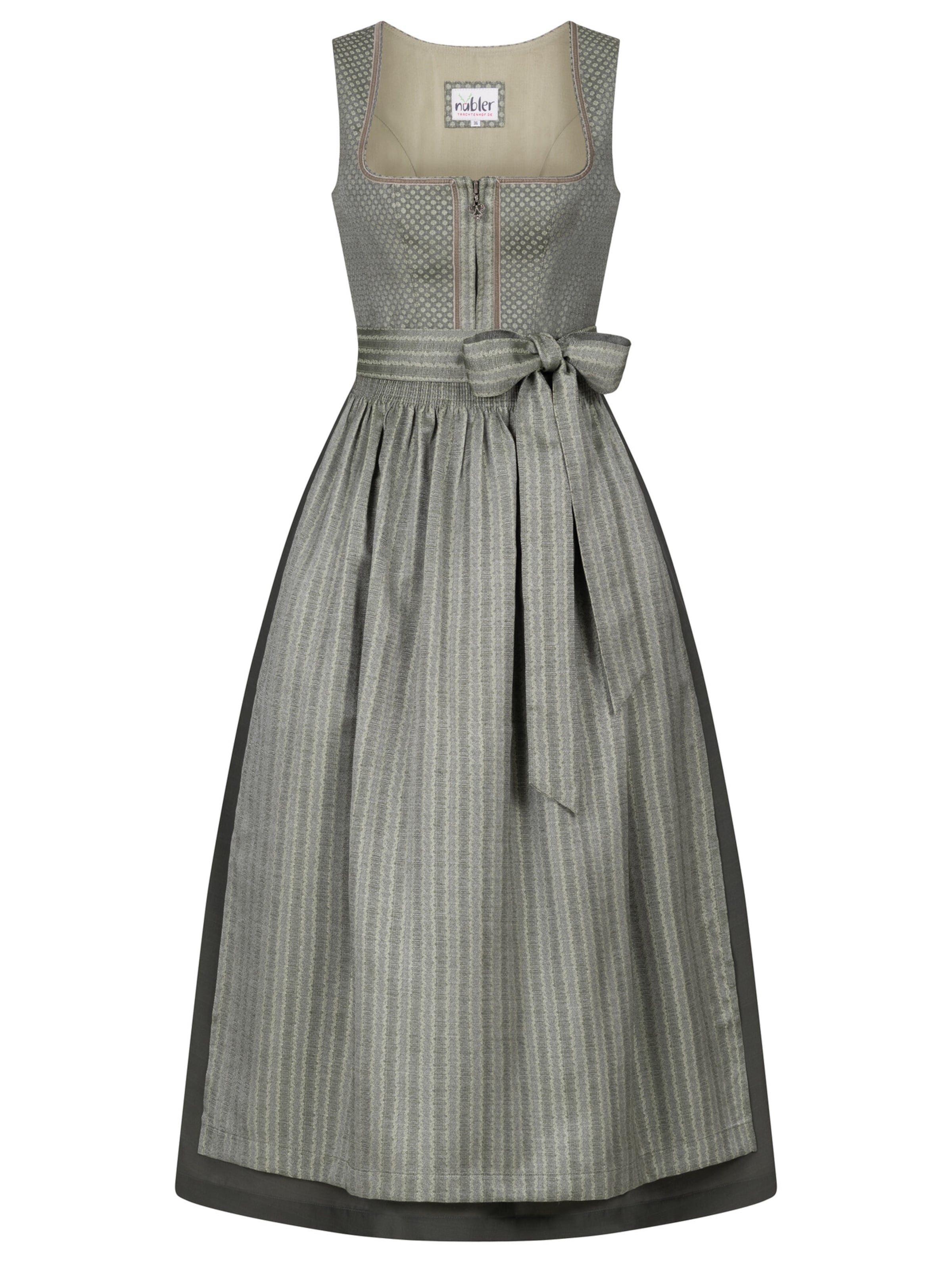 Trachtenhof Nübler Dirndl 'Dirndl lang Gerda' in Grün: Vorderseite