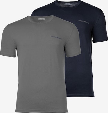 T-Shirt Emporio Armani en bleu : devant