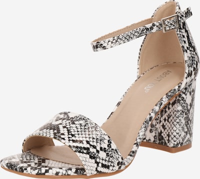 ABOUT YOU Sandal 'Alisha Shoe' i svart / vit, Produktvy