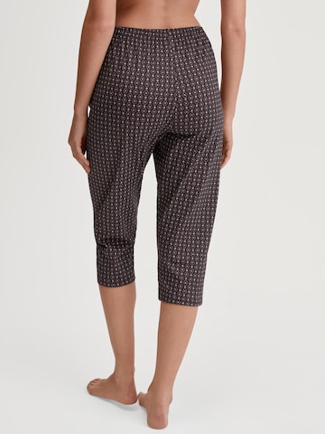 CALIDA Pyjamahose 'Favourites Botanic'‌‌‌‌ in Schwarz