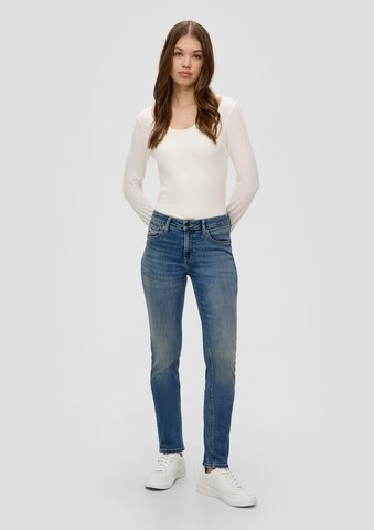 Skinny Jean 'Catie' QS en bleu