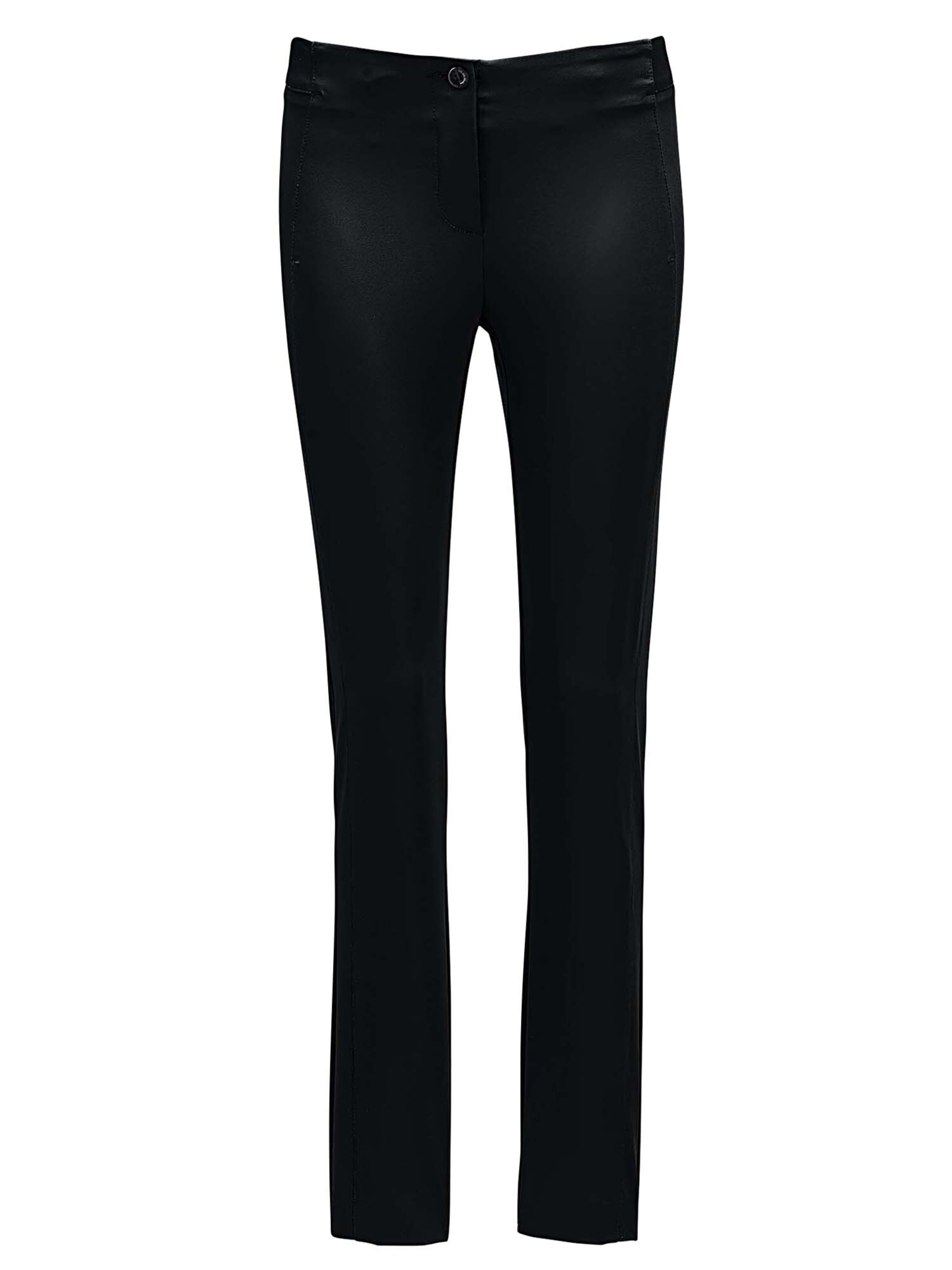 MADELEINE Hose in Schwarz: Vorderseite