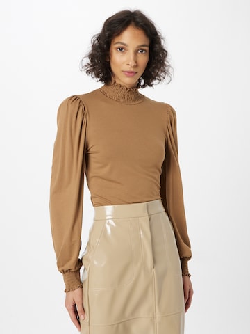 ONLY Shirt 'Elva' in Brown: front