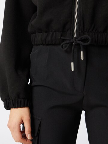 ONLY Zip-Up Hoodie 'Scarlett' in Black