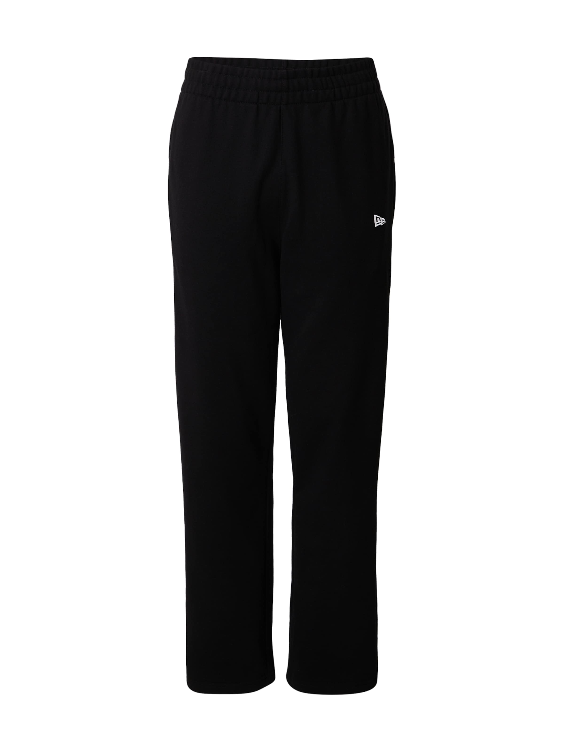 NEW ERA Štandardný strih Nohavice 'ESSENTIALS' - Čierna: predná strana