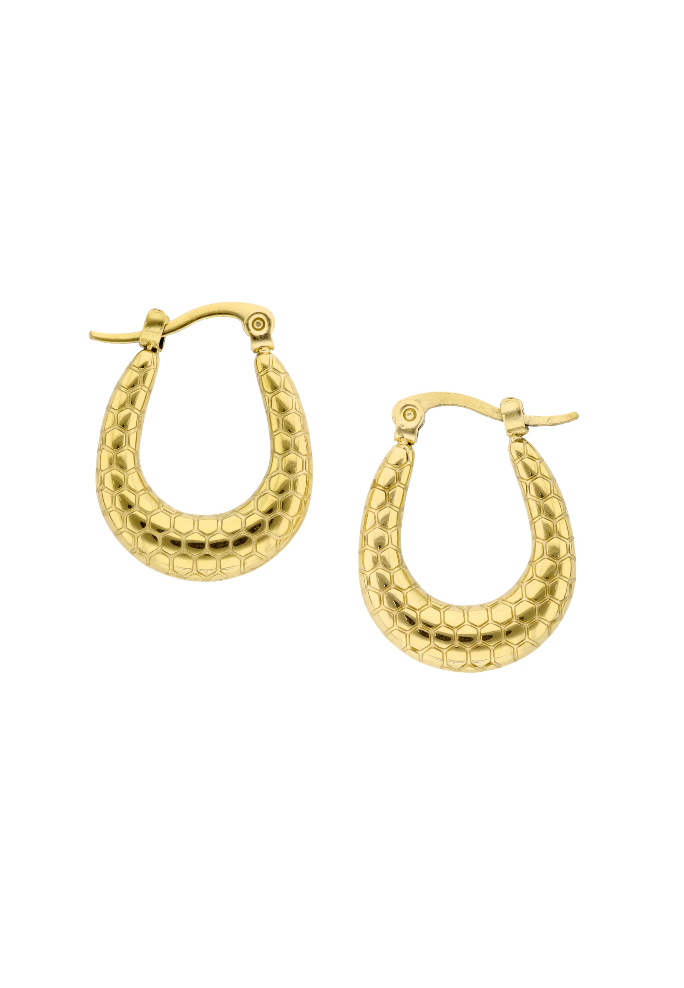 IZIA - Pendientes en oro: frente