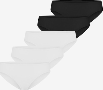 SCHIESSER Slip 'Invisible Light' in Schwarz: Vorderseite