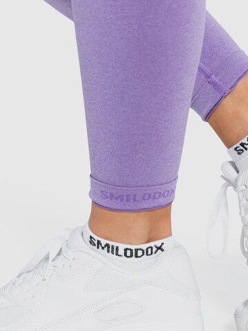 Smilodox Skinny Workout Pants 'Amaze Pro' in Purple