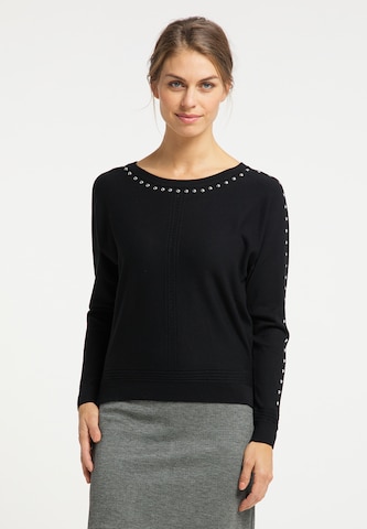 Usha Strickpullover in Schwarz: predná strana