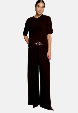 Loosefit Pantaloni di zero in marrone: frontale