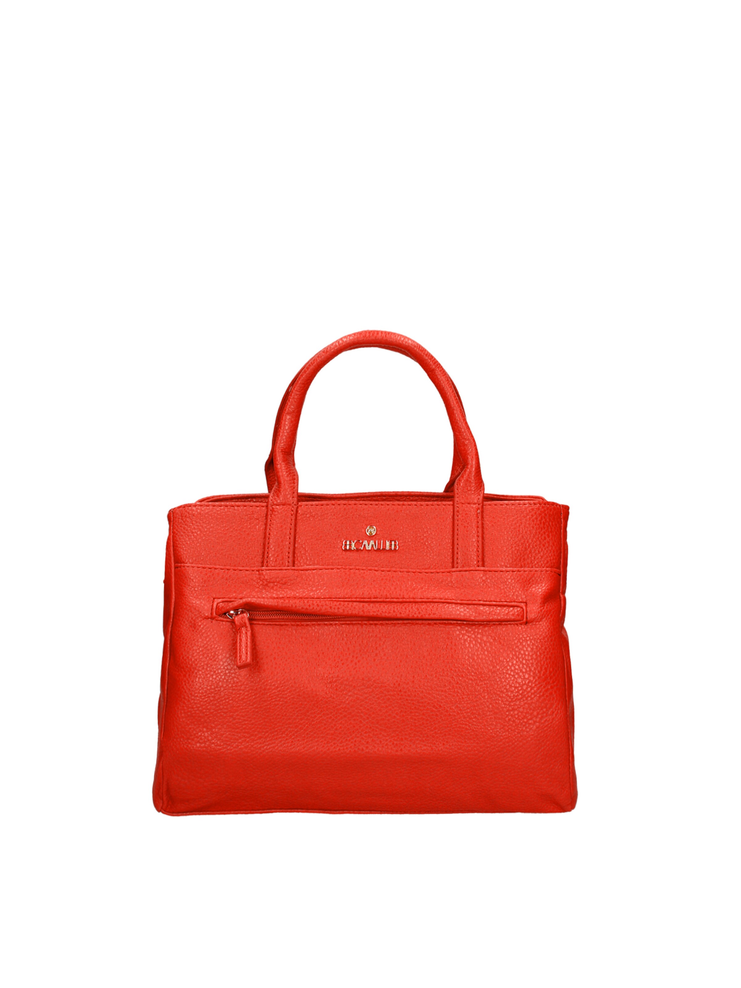 Borsa a mano 'Borsa a Mano Donna B Cavalli Ecopelle Zip - 30x22x10 cm' di B. Cavalli in rosso: frontale