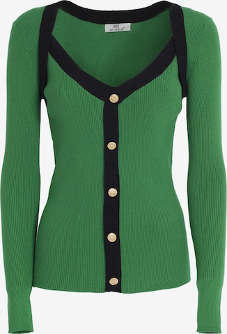 Influencer Trui in Groen: voorkant