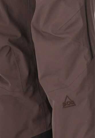 SOS Regular Workout Pants 'Cosmos' in Brown