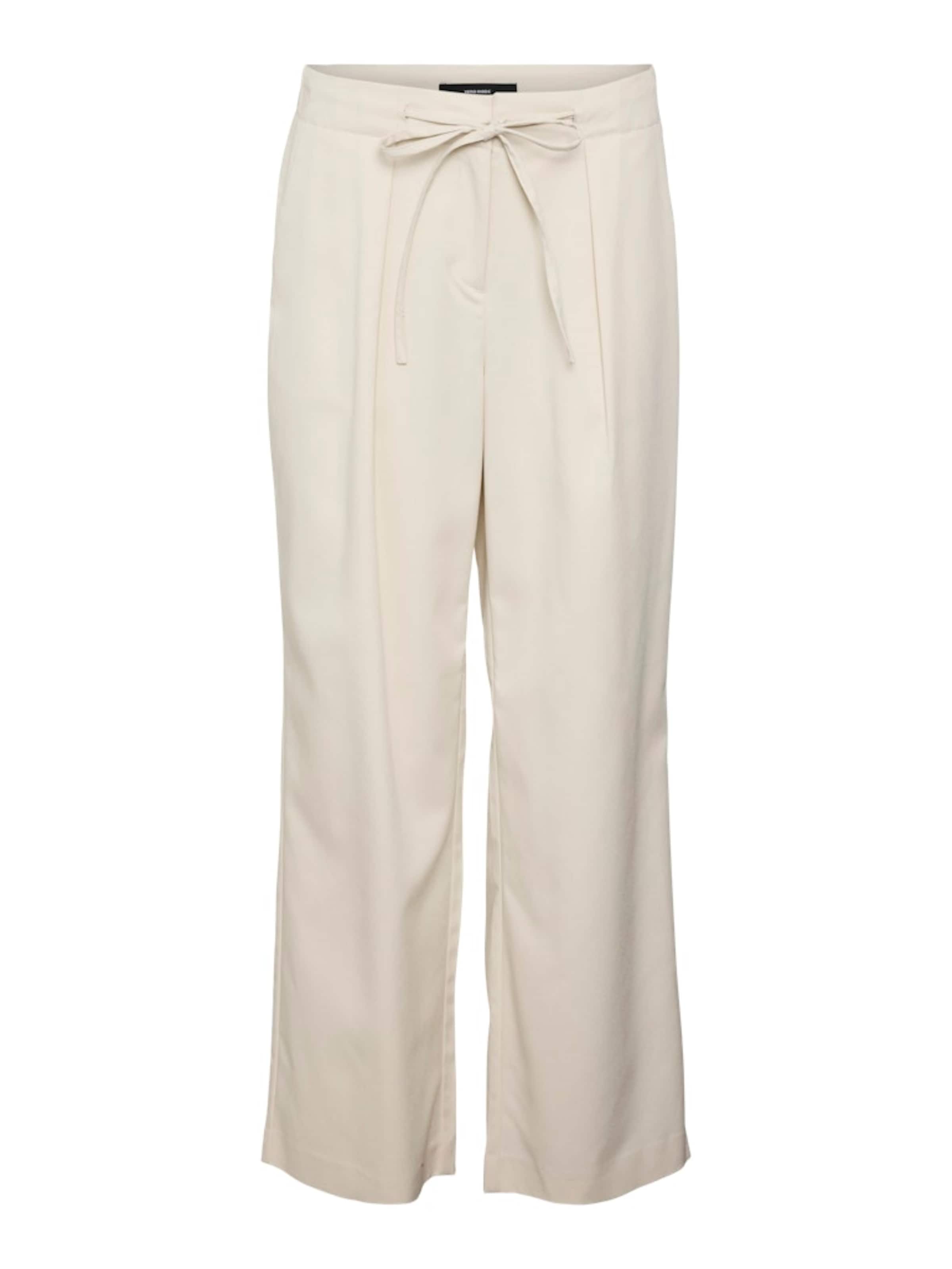 VERO MODA Voľný strih Plisované nohavice 'VMISOLDE' - Sivá: predná strana