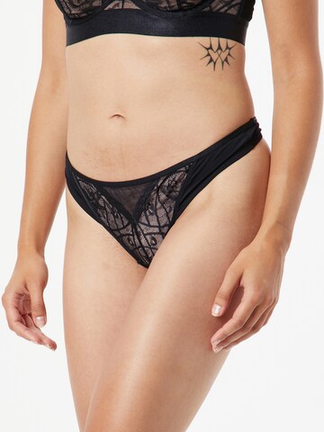 Hunkemöller String 'Luna' i sort: forside