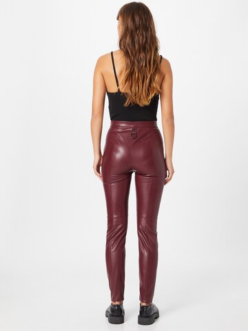 PATRIZIA PEPE Slim fit Trousers in Red