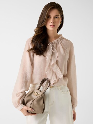 GUESS Handtasche 'Anise' in Beige