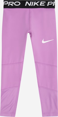 Nike SportswearTajice - ljubičasta boja: prednji dio