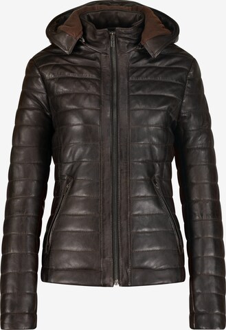 URBAN 5884® Between-Season Jacket 'Bella' in Brown: front