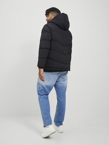 JACK & JONES Winter Jacket in Black