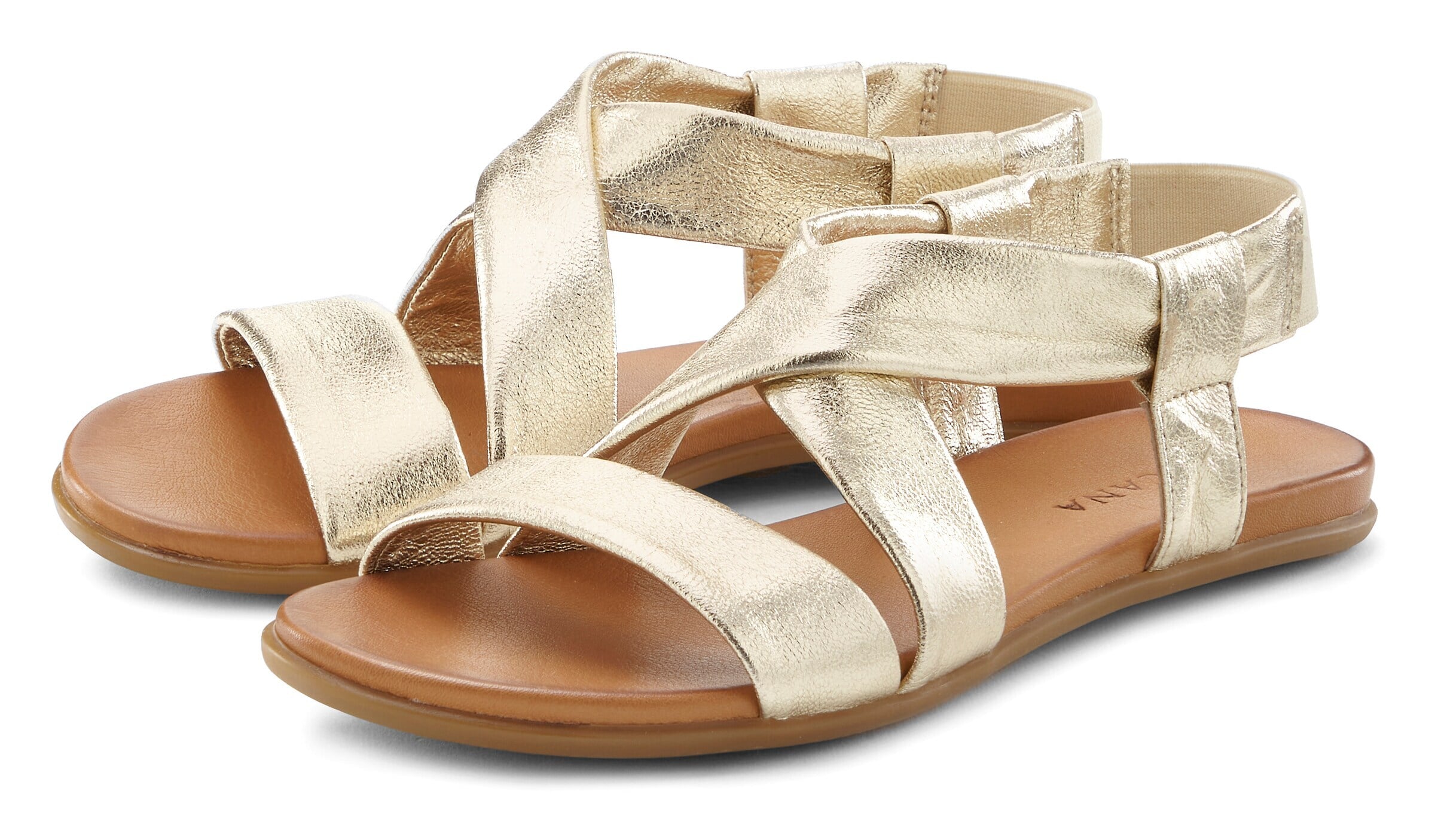 LASCANA Sandals in Gold