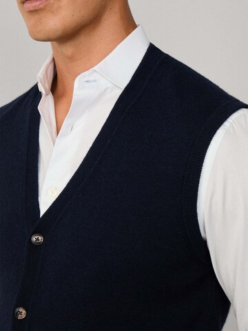Hackett London Gebreid vest in Blauw