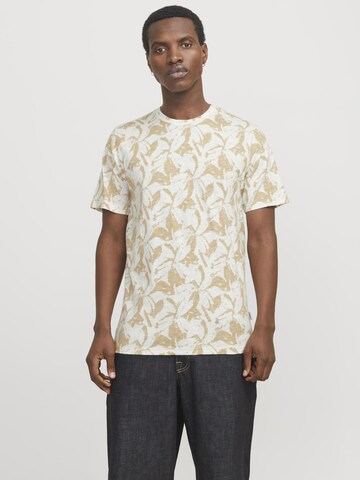 JACK & JONES T-Shirt in Beige: Vorderseite