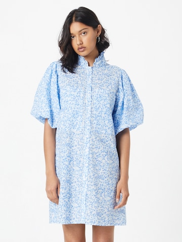 Robe-chemise 'Tiffany' A-VIEW en bleu : devant