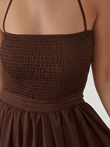 Hiccup - Vestido em castanho