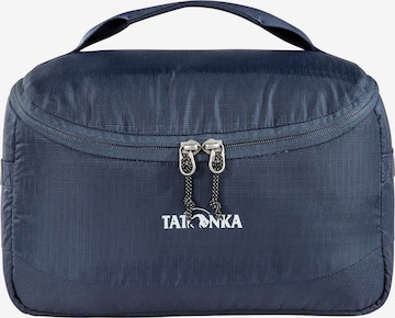 TATONKA Toiletry Bag in Blue: front