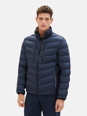 TOM TAILOR Between-Season Jacket in Blue: front