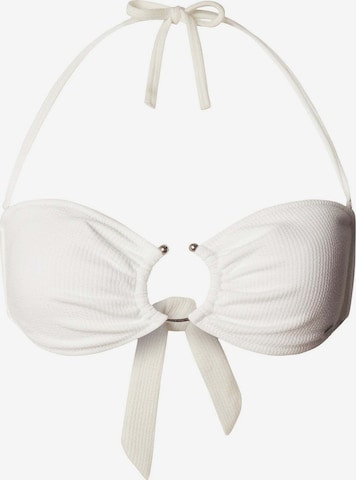 Bandeau Hauts de bikini 'Solid BND' Pepe Jeans en blanc : devant