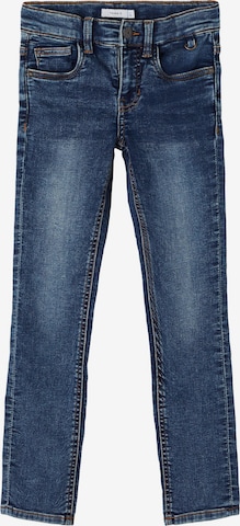 NAME IT Slimfit Jeans 'Theo' in Blauw: voorkant