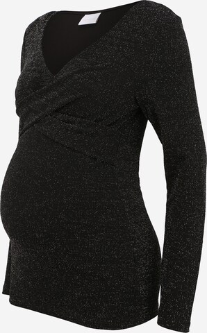 MAMALICIOUS Shirt 'Jenni' in Schwarz: predná strana