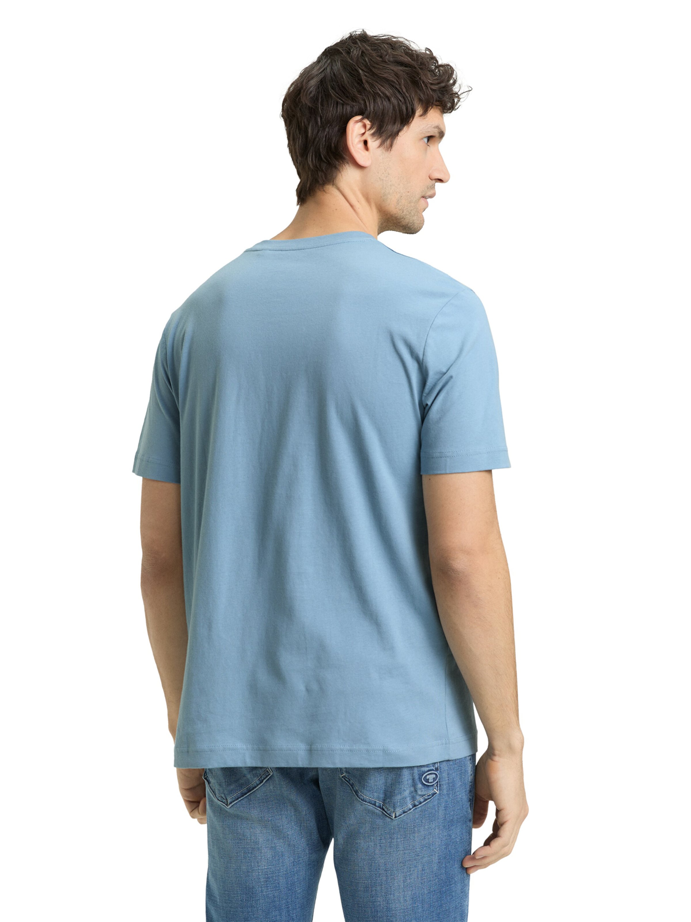 mėlyna TOM TAILOR Marškinėliai