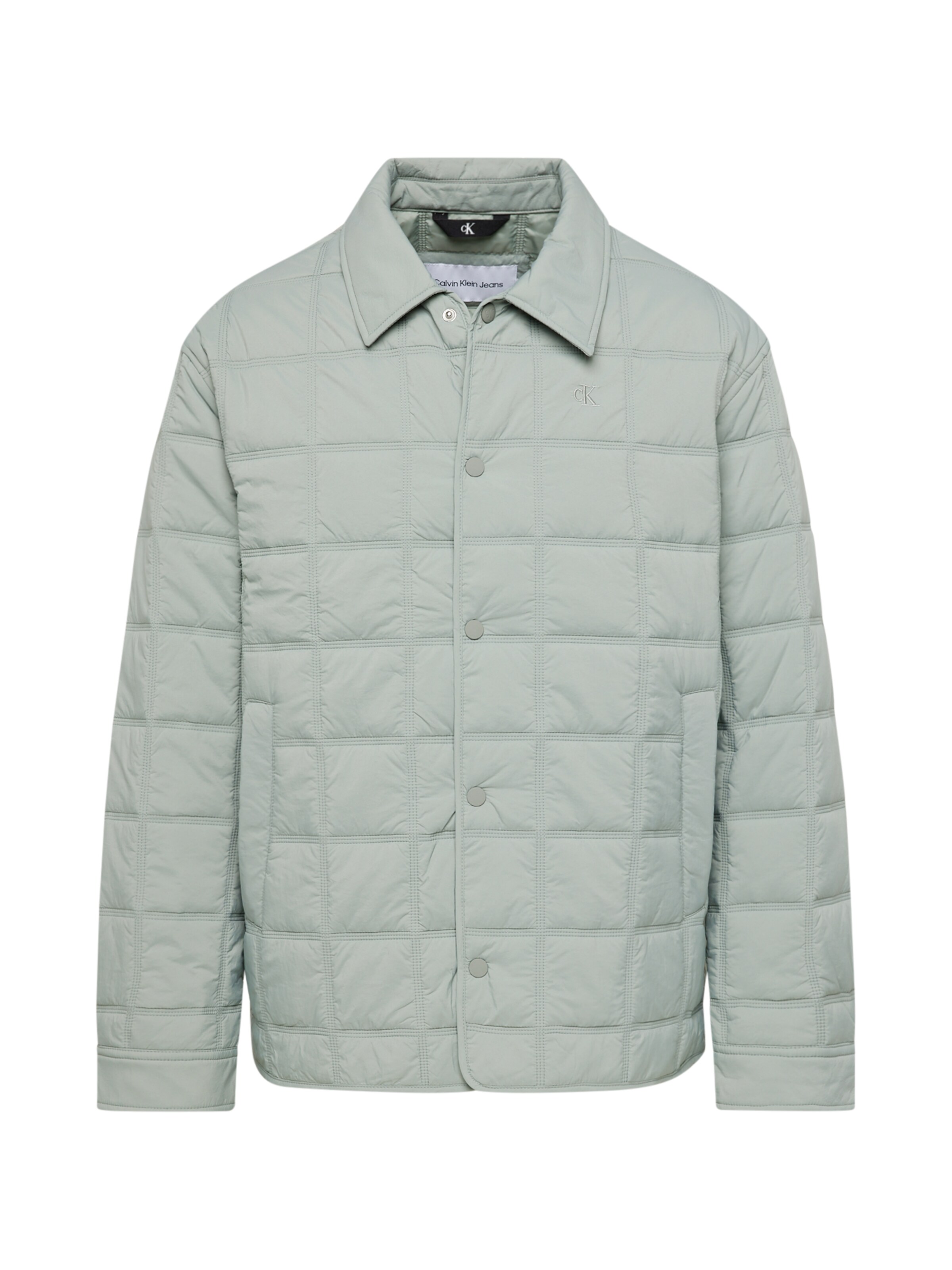 Giacca di mezza stagione di Calvin Klein Jeans in verde: frontale