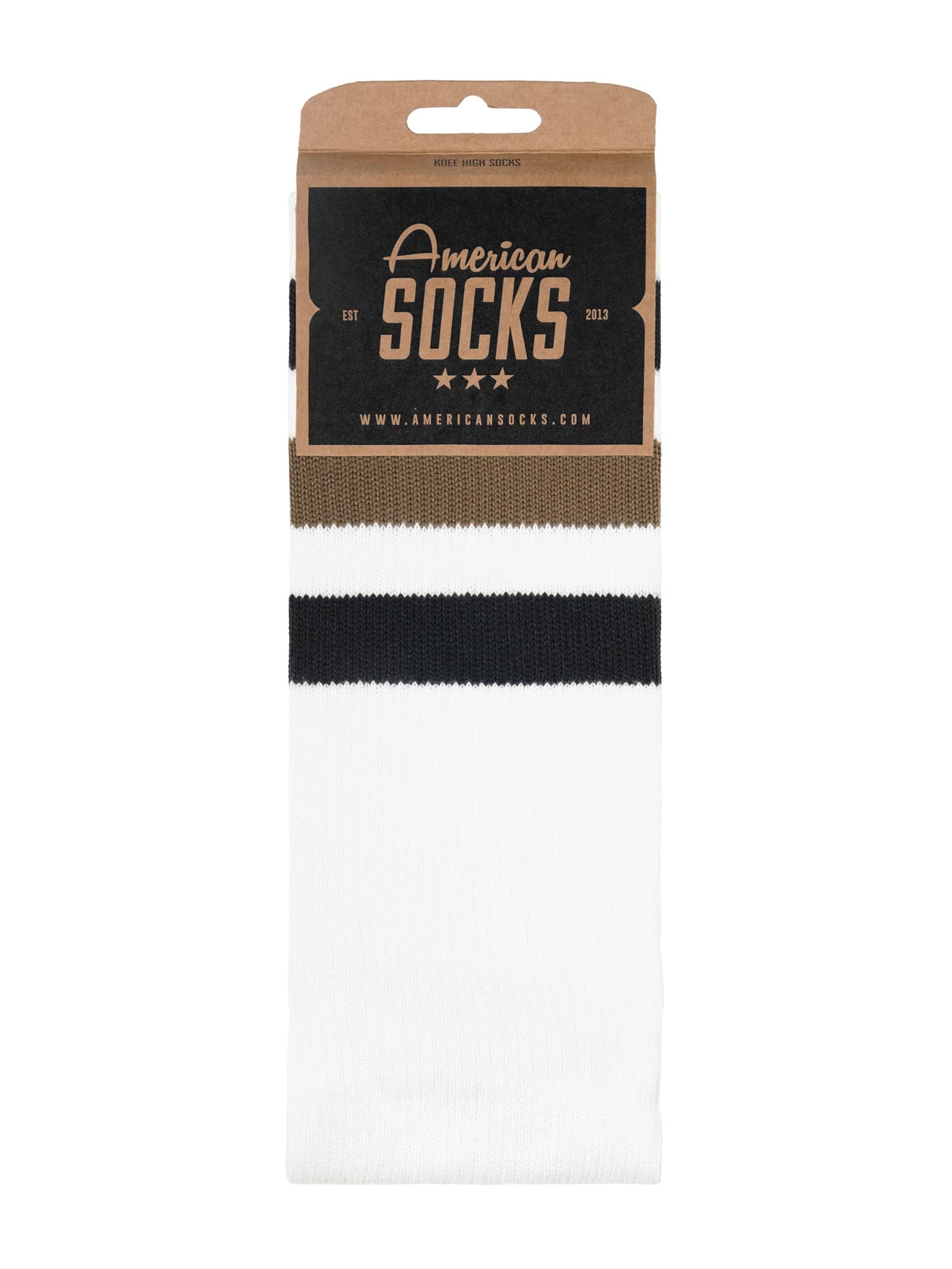 American Socks Knee socks 'Gizmo' in White